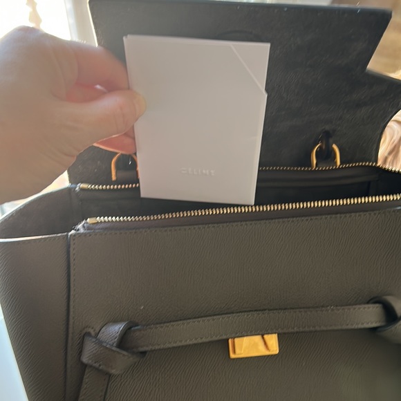 Celine nano belt bag in grained calfskin- barely used condition like new! - Picture 3 of 4